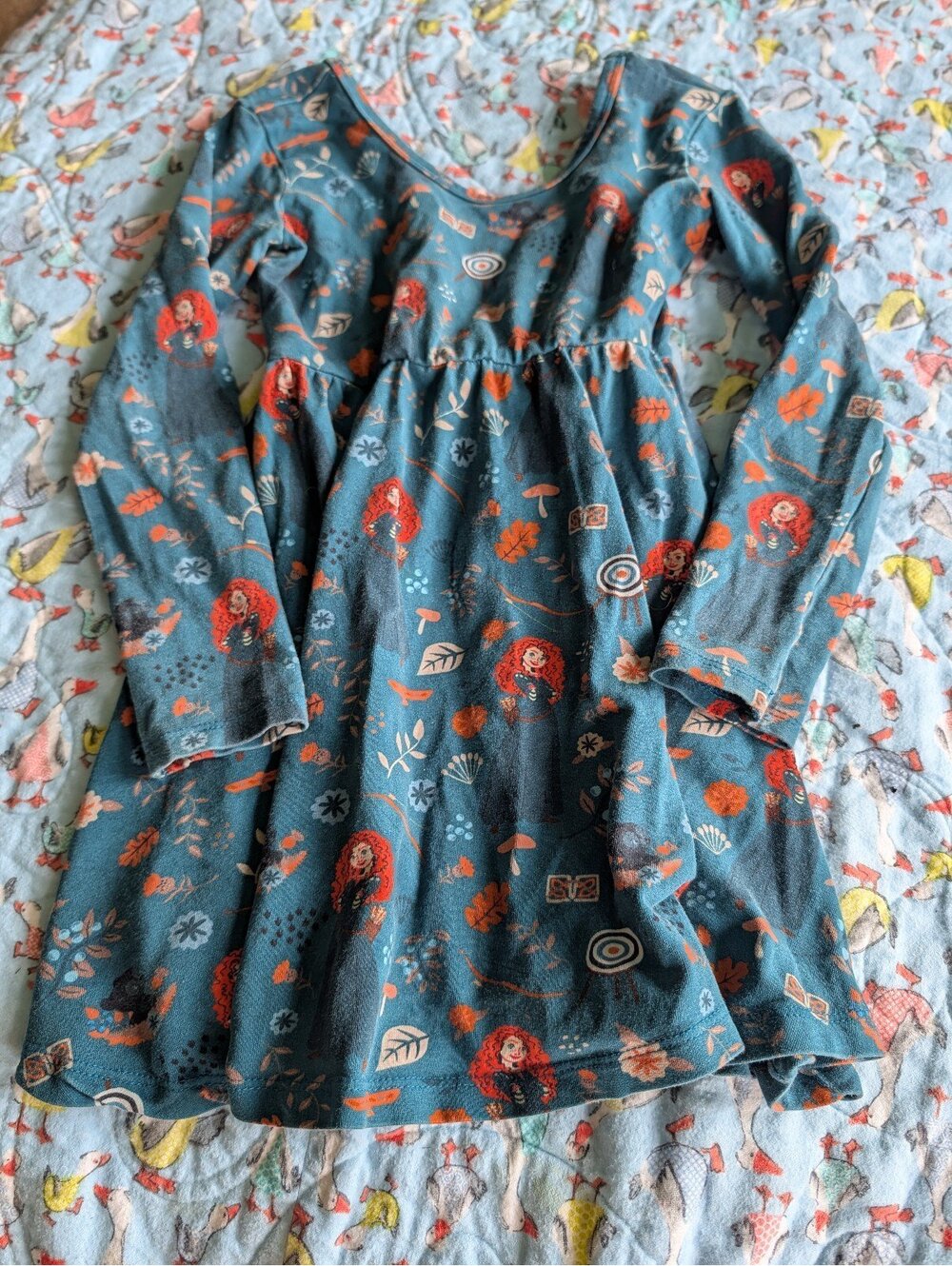 Size 3/4 girls boutique dress rags Disney brave
